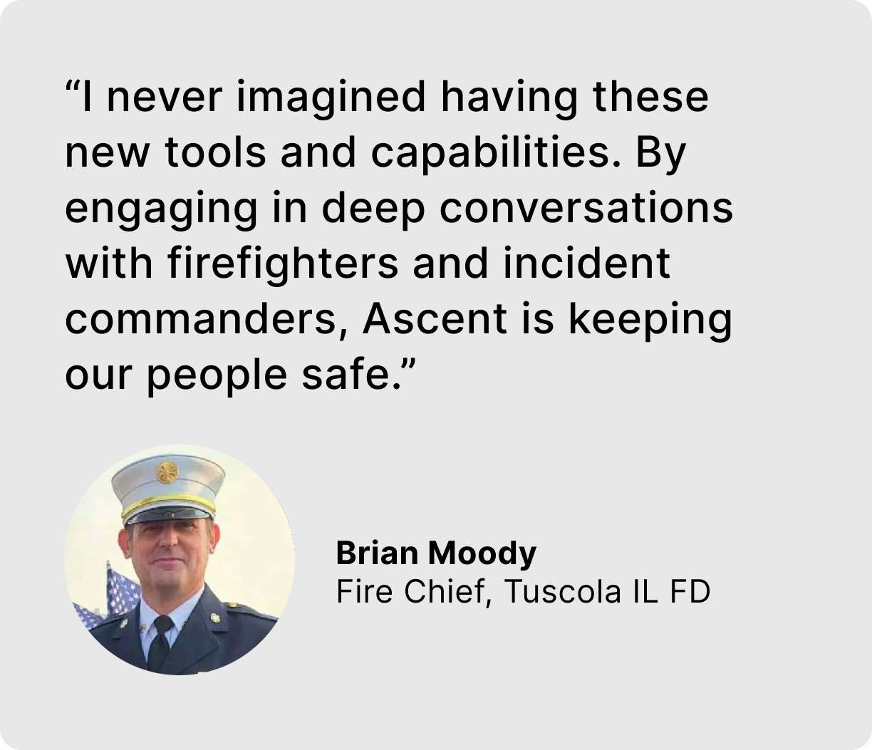 Fire Chief Quote